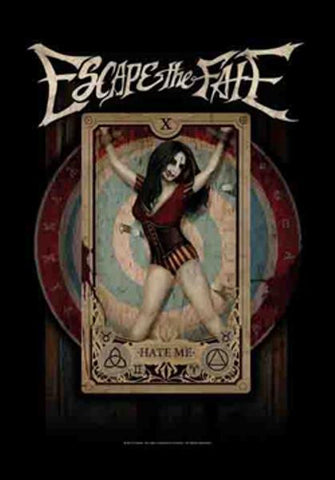 Escape The Fate Poster Flag Hate Me Tapestry