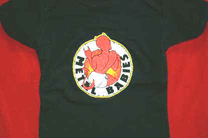 Metal Babies Infant T-Shirt Little Devil Black Size 12-18 Months