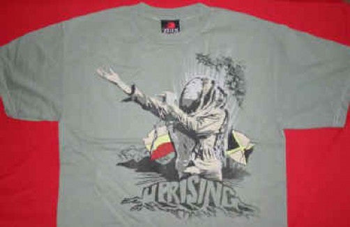 Bob Marley T-Shirt Uprising Green Size Medium