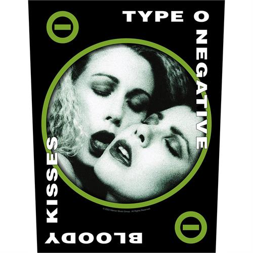 Type O Negative Sew On Canvas Back Patch Bloody Kisses Logo