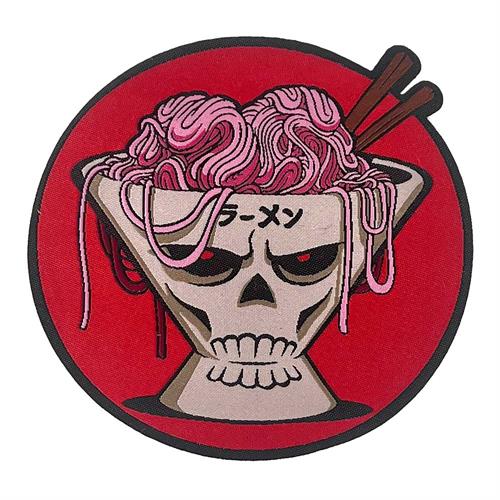 Doom Ramen Iron-On Patch Round