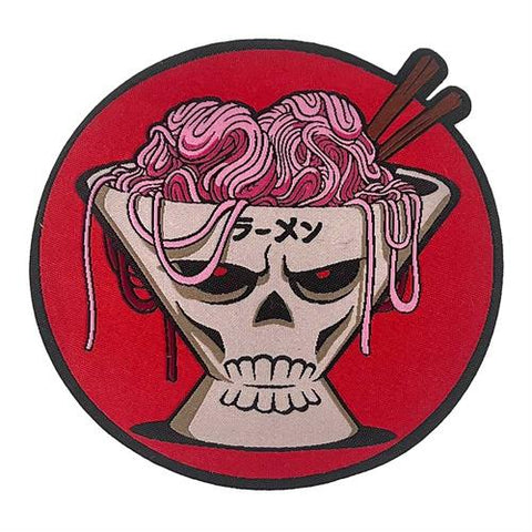 Doom Ramen Iron-On Patch Round