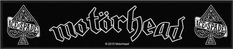 Motorhead Sew On Patch Ace Of Spades Strip Logo