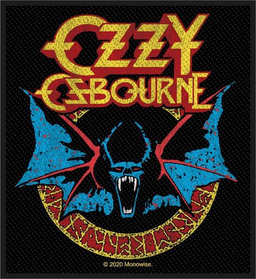 Ozzy Osbourne Sew On Patch Bat Logo