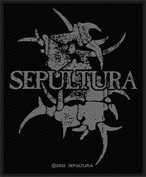 Sepultura Sew On Patch Gray Logo