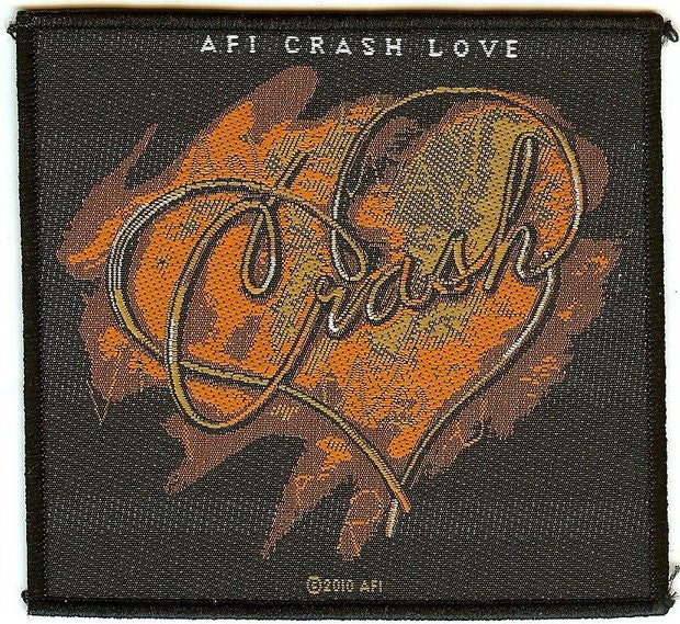 AFI Sew On Patch Crash Love Logo