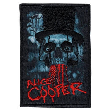 Alice Cooper Iron-On Patch Bloody Skull Logo