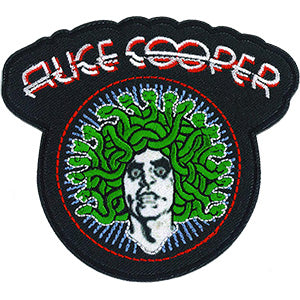 Alice Cooper Iron-On Patch Medusa Logo