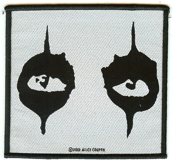 Alice Cooper Sew On Patch Eyes