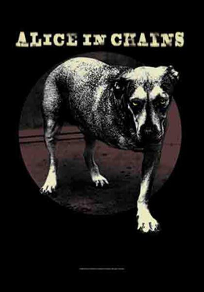 Alice In Chains Poster Flag Dog Logo Tapestry