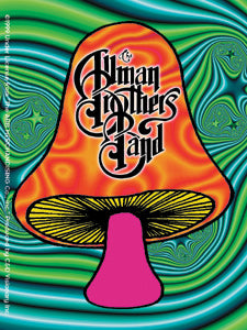 Allman Brothers Band Vinyl Sticker Shroom Logo