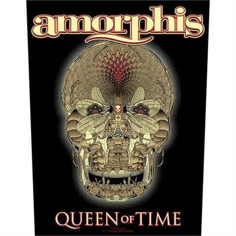 Amorphis Sew On Canvas Back Patch Queen Of Time