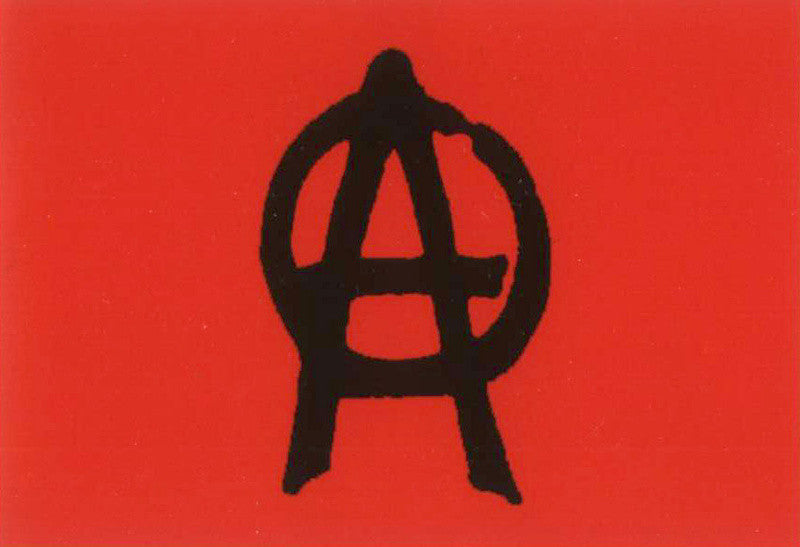 Anarchy Poster Flag Red Punk Rock Logo Tapestry
