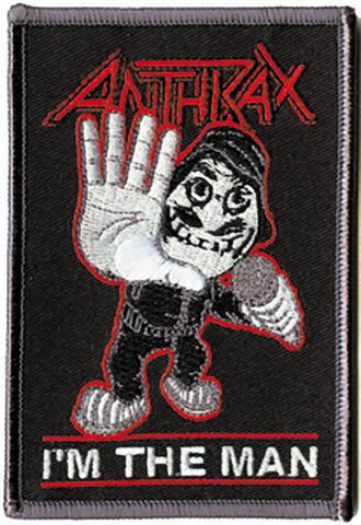Anthrax Iron-On Patch I'm The Man Logo