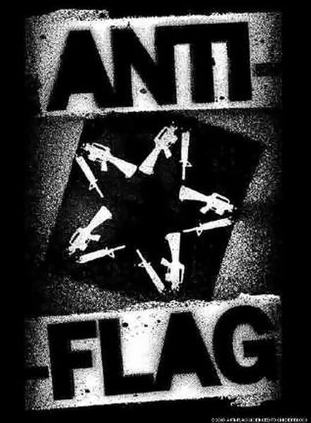 Anti-Flag Poster Flag Tour 2008 Star Logo Tapestry