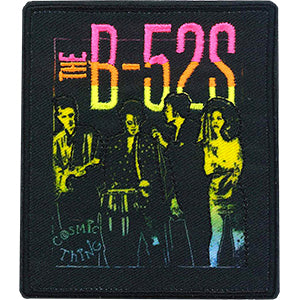 The B-52s Iron-On Patch Vintage Group Logo