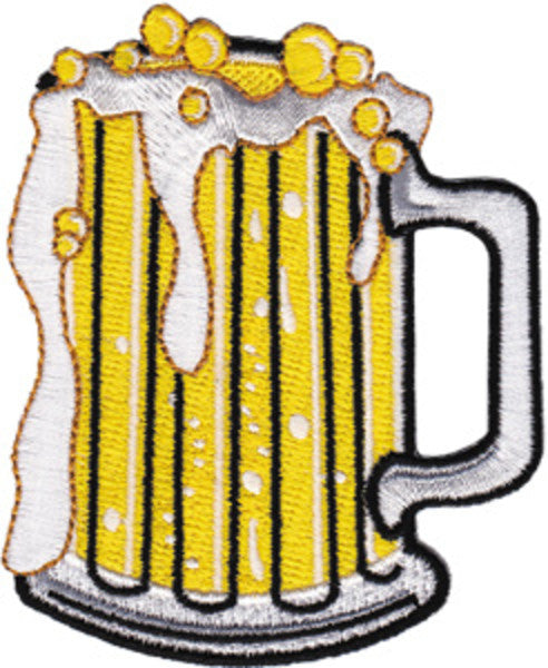 Beer Mug Iron-On Patch