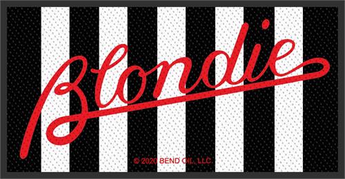 Blondie Sew On Patch Parallel Lines Logo