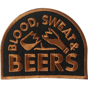 Blood Sweat And Beers Iron-On Patch