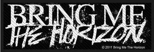 Bring Me The Horizon Sew On Patch White Letters Logo