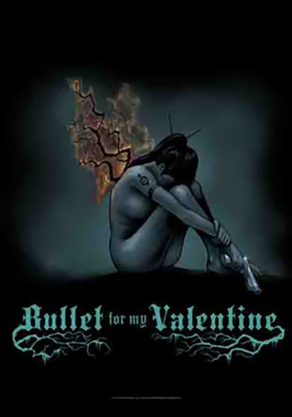Bullet For My Valentine Poster Flag Burning Wings Tapestry