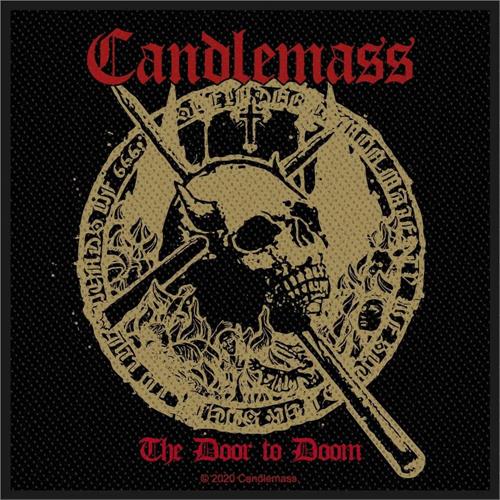 Candlemass Sew On Patch The Door to Doom Logo