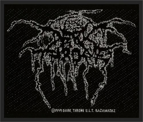 Darkthrone Sew On Patch Lurex Logo