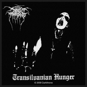 Darkthrone Sew On Patch Transilvanian Hunger Logo