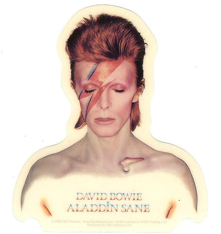 David Bowie Vinyl Sticker Alladin Sane Logo