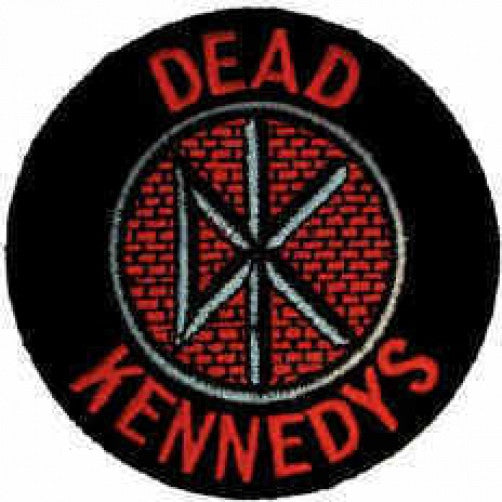 Dead Kennedys Iron-On Patch Round DK Brick Logo