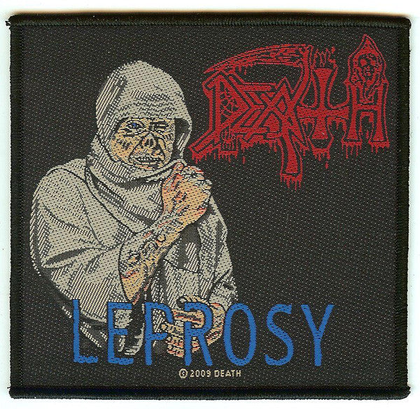 Death Sew On Patch Leprosy Logo