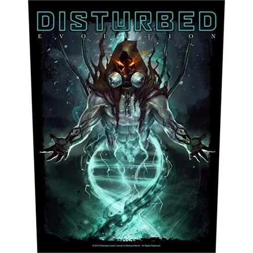 Disturbed Sew On Canvas Back Patch Evolution