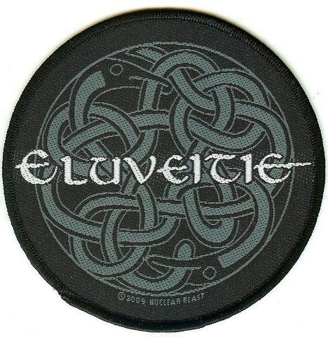 Eluveitie Sew On Patch Round Celtic Logo