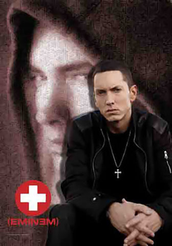 Eminem Poster Flag Sitting Photo Tapestry