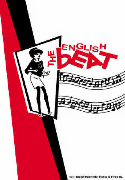 English Beat Poster Flag Ska Girl Logo Tapestry