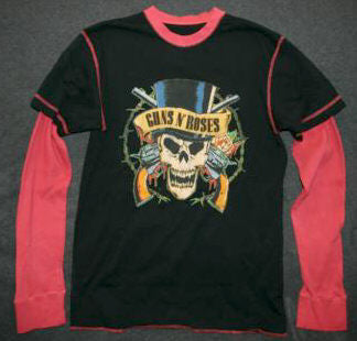 Guns n' Roses Long Sleeve Thermal T-Shirt Size XL New