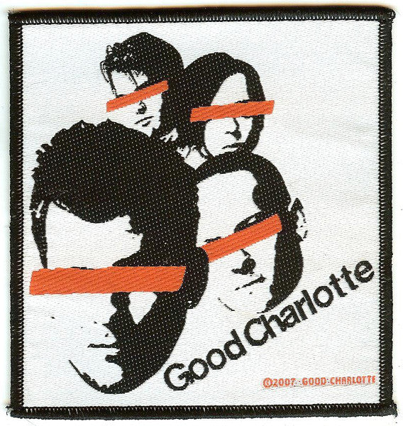 Good Charlotte Sew On Patch Faces Logo