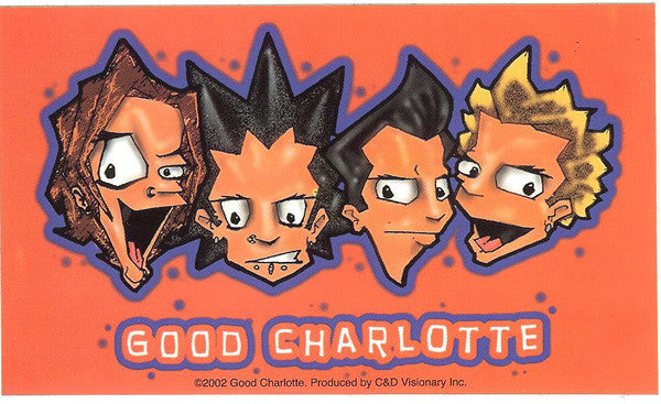 Good Charlotte Vinyl Sticker Animated Logo