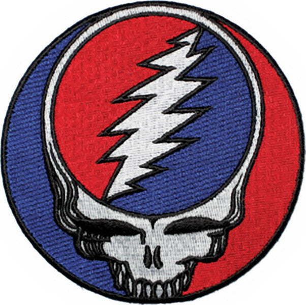 Grateful Dead Iron-On Back Patch Large Steal Your Face Logo