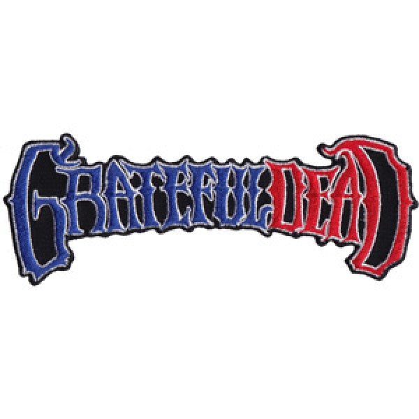 Grateful Dead Iron-On Patch 50th Anniversary Red White And Blue Logo