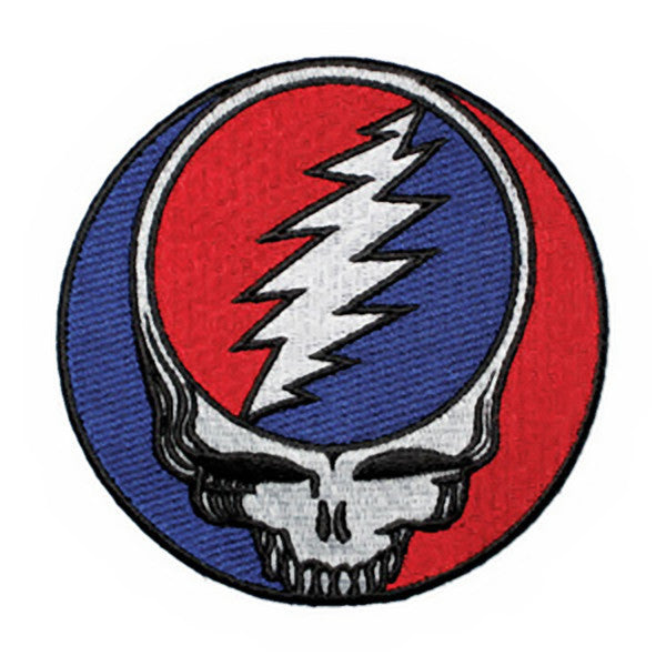 Grateful Dead Iron-On Patch Steal Your Face Circle