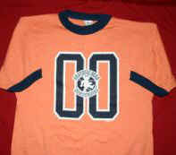 Grateful Dead Ringer T-Shirt 00 Athletics Orange Small