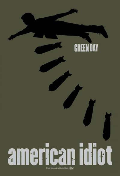 Green Day Poster Flag Bombs Logo Tapestry