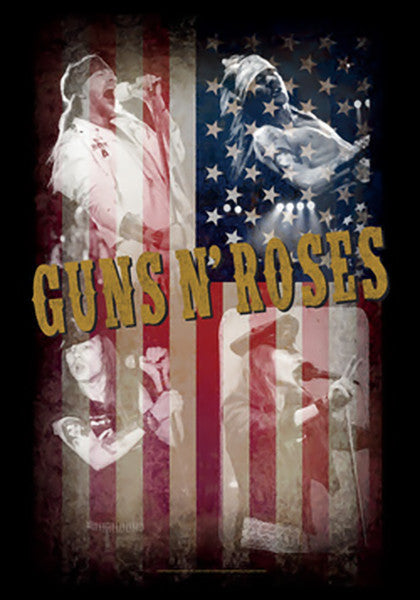Guns n' Roses Poster Flag American Collage Tapestry
