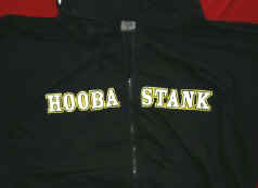 Hoobastank Zipper Hoodie Sweatshirt Letters Logo Black Size Large