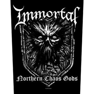 Immortal Sew On Canvas Back Patch Northern Chaos Gods