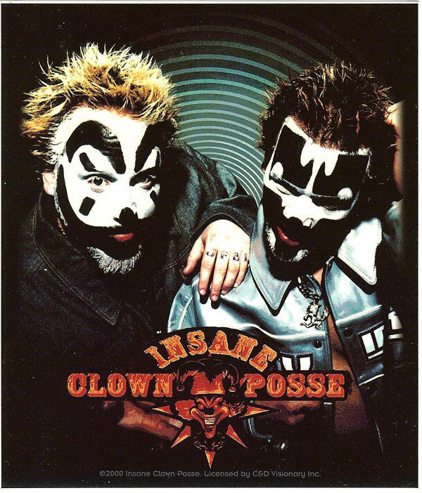 Insane Clown Posse Vinyl Sticker Close Up Photo Logo