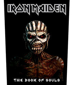 Iron Maiden Sew On Canvas Back Patch Book Of Souls Logo