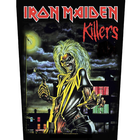 Iron Maiden Sew On Canvas Back Patch Killers Logo
