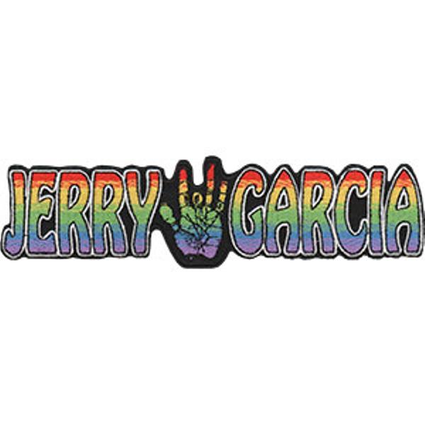 Jerry Garcia Iron-On Patch Hand Letters Logo